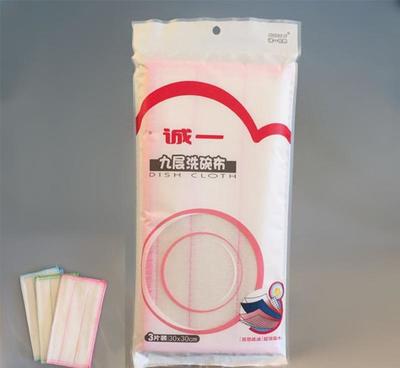 誠一日用九層精致工藝去污能力強耐用洗碗布 工廠直銷30X30cm，打造潔凈新體驗